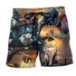 Wild And Free Elephant – Beach Short
