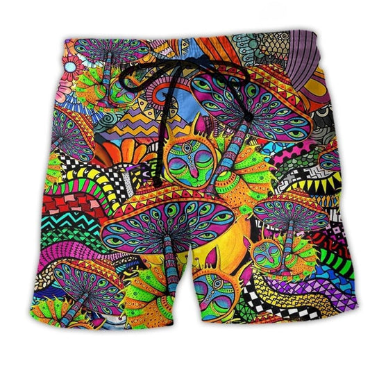 Hippie Peaceful Color Life – Beach Short