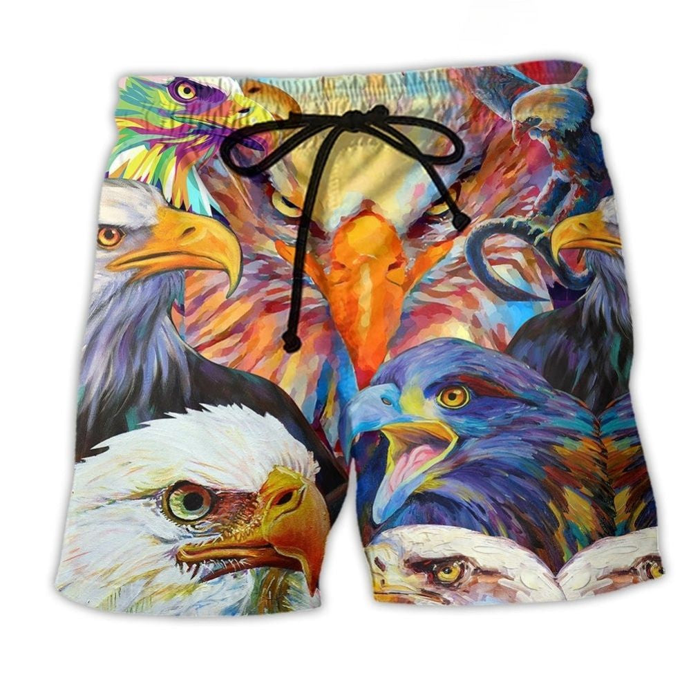 Eagle Colorful Cool Style - Beach Short