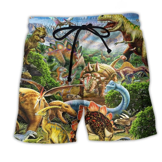 Dinosaur Rawrsome Cute World – Beach Short