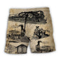 Train Vintage Art Sketch - Beach Short