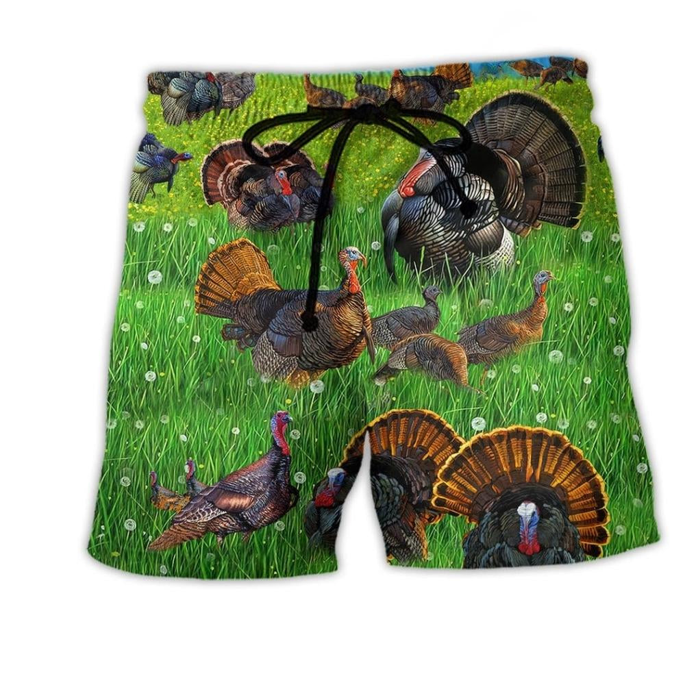 Turkey Better With Animals – Beach Short