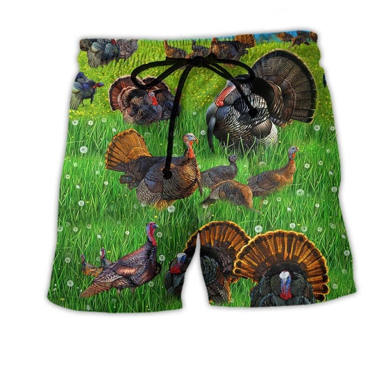 Turkey Better With Animals – Beach Short