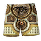 Skull Gold Luxury Style – Beach Short