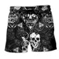 Skull Love Dark Minimal Style – Beach Short