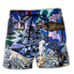 Chess Battle Of Minds Dark Fantasy – Beach Short