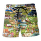 Camping Picnic Time Happy Outdoor – Beach Short