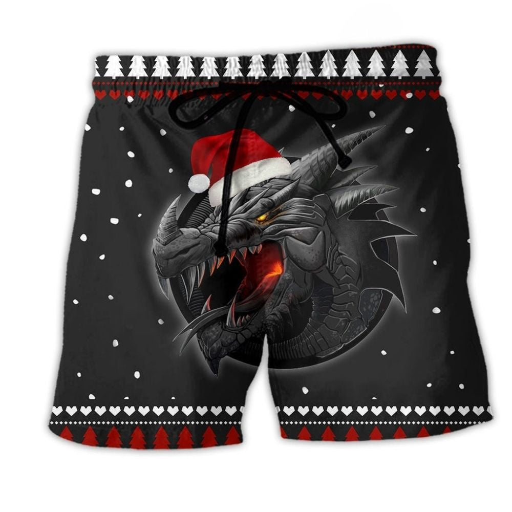 Dragon Christmas Night – Beach Short
