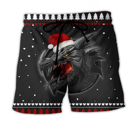 Dragon Christmas Night – Beach Short