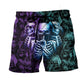 Skull No Hear No See Art - Beach Short