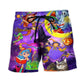 Cute Witch Ghost Boo Halloween – Beach Short