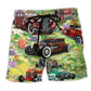Hot Rod Life Too Short For Boring Cars - Beach Short