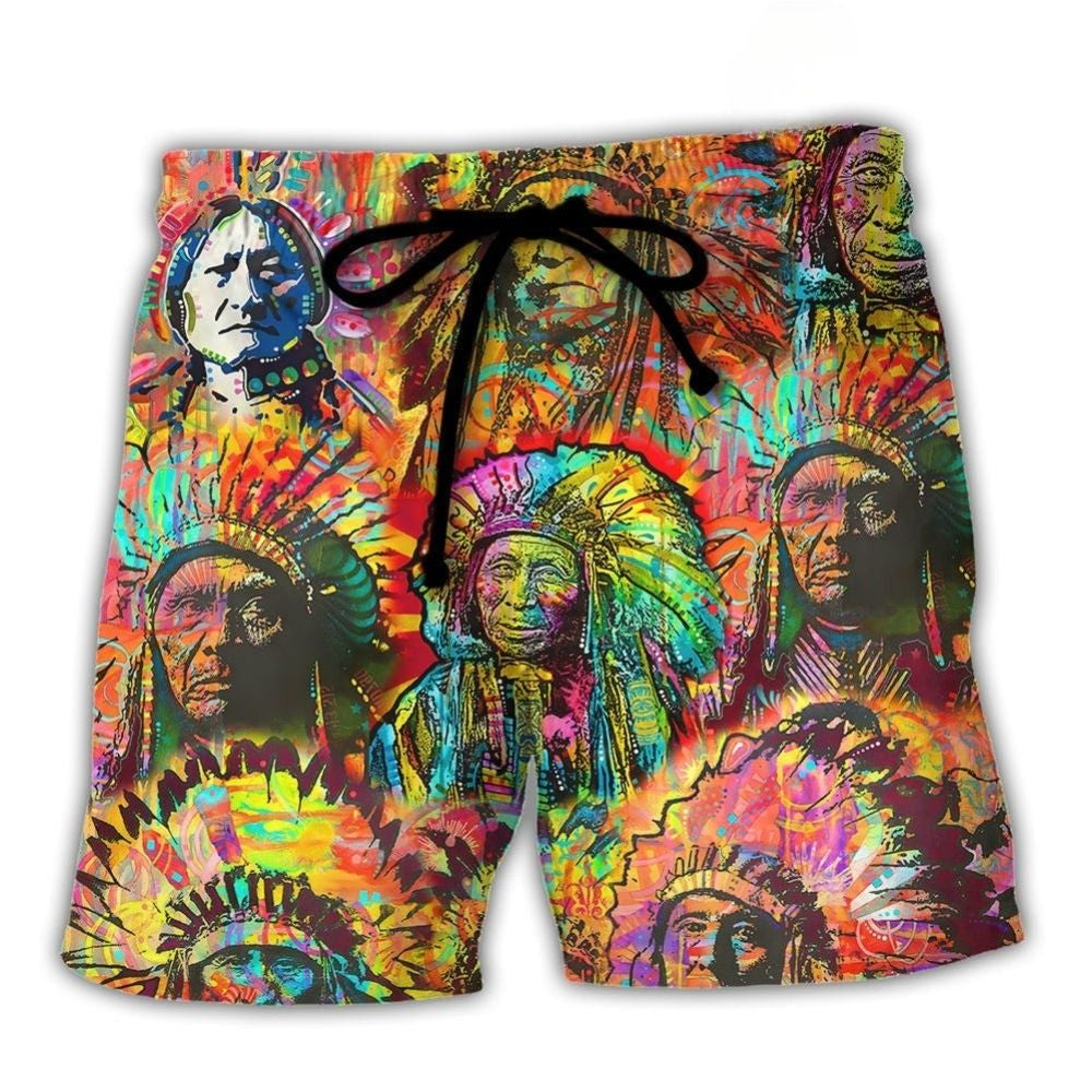 Native American It's In My DNA - Beach Short