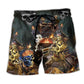 Pirate Skull Cool Life – Beach Short