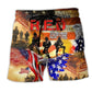 Patriotic Heart America – Beach Short