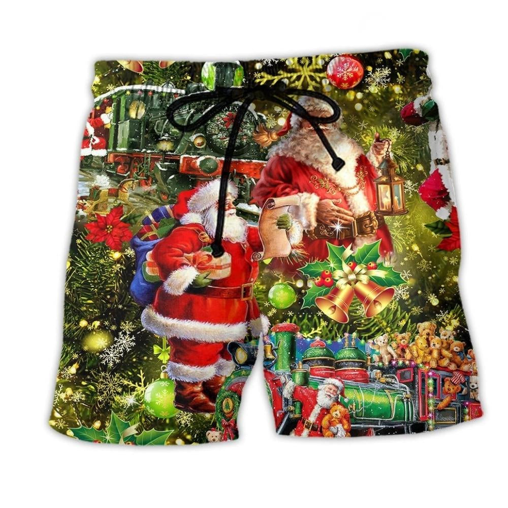 Santa Coming Happy Xmas – Beach Short