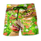 Sandwich Love Food Quote Art – Beach Short