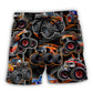 Monster Truck Racing Art - Beach Short