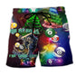 Christmas Billiard Neon – Beach Short