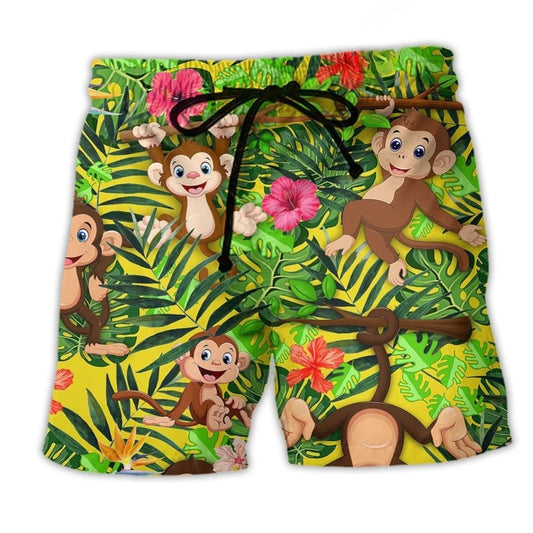 Monkey Is My Spirit Animal – Beach Short