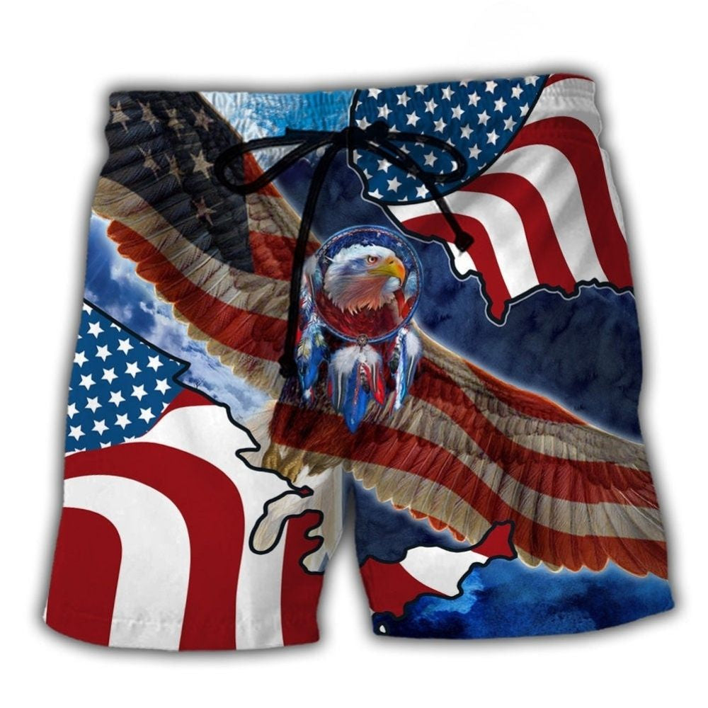 Patriotic Eagle American Spirit – Beach Short