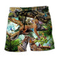 Catamount Forest Nature Art - Beach Short