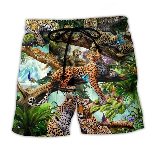 Catamount Forest Nature Art - Beach Short