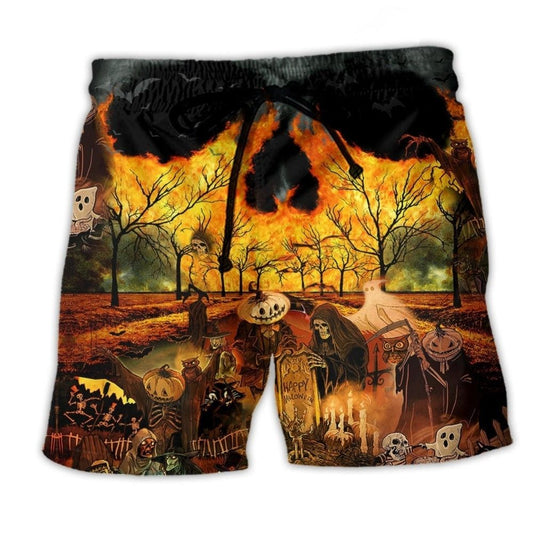 Halloween Party Colorful Style – Beach Short