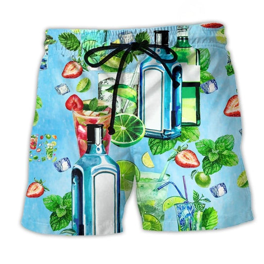 Cocktail Mojito Time Fun – Beach Short