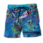 Shark Megalodon Alive Blue Ocean – Beach Short