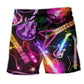 Neon Guitar Christmas – Beach Short