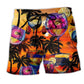 Wine Hawaii Time Colorful – Beach Short