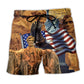 America Land Of Freedom Style - Beach Short