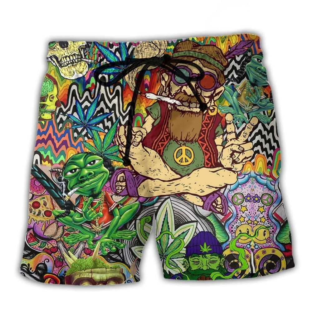Hippie Freedom Lifestyle Art – Beach Short
