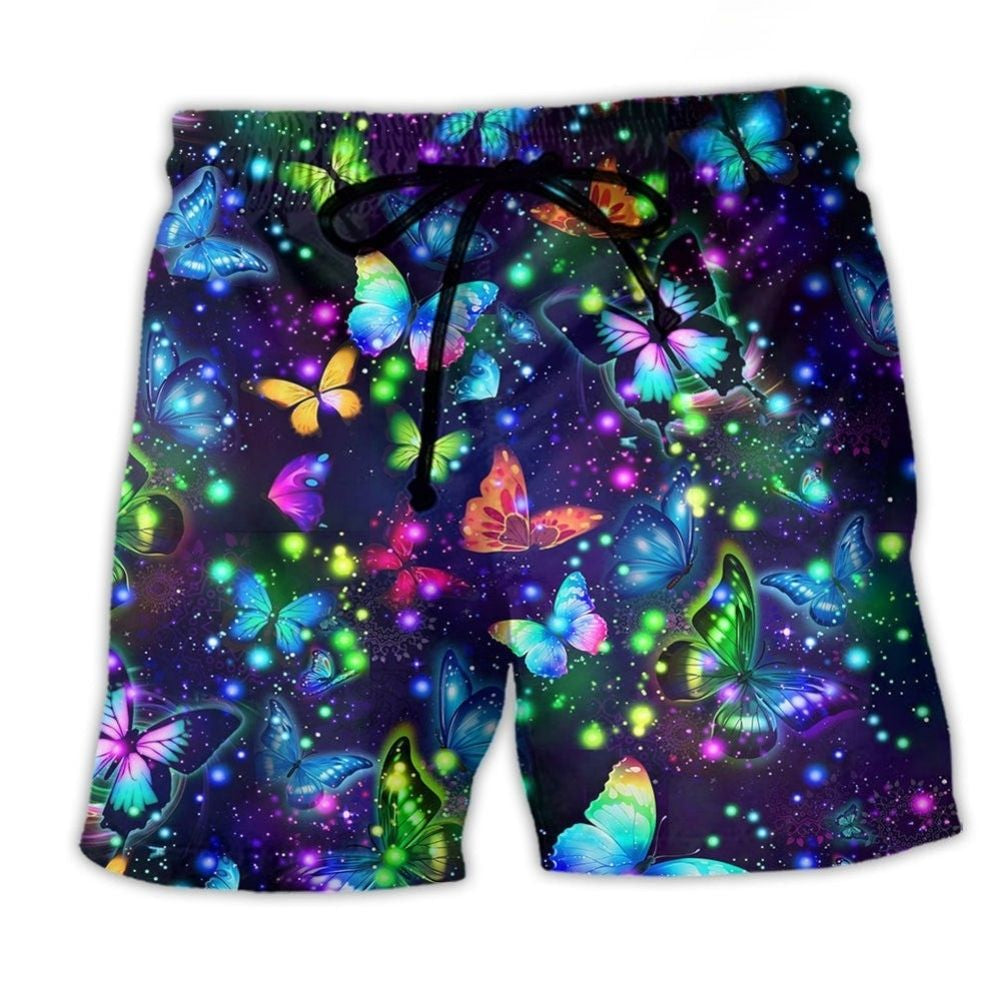 Colorful Butterfly Lover Style - Beach Short