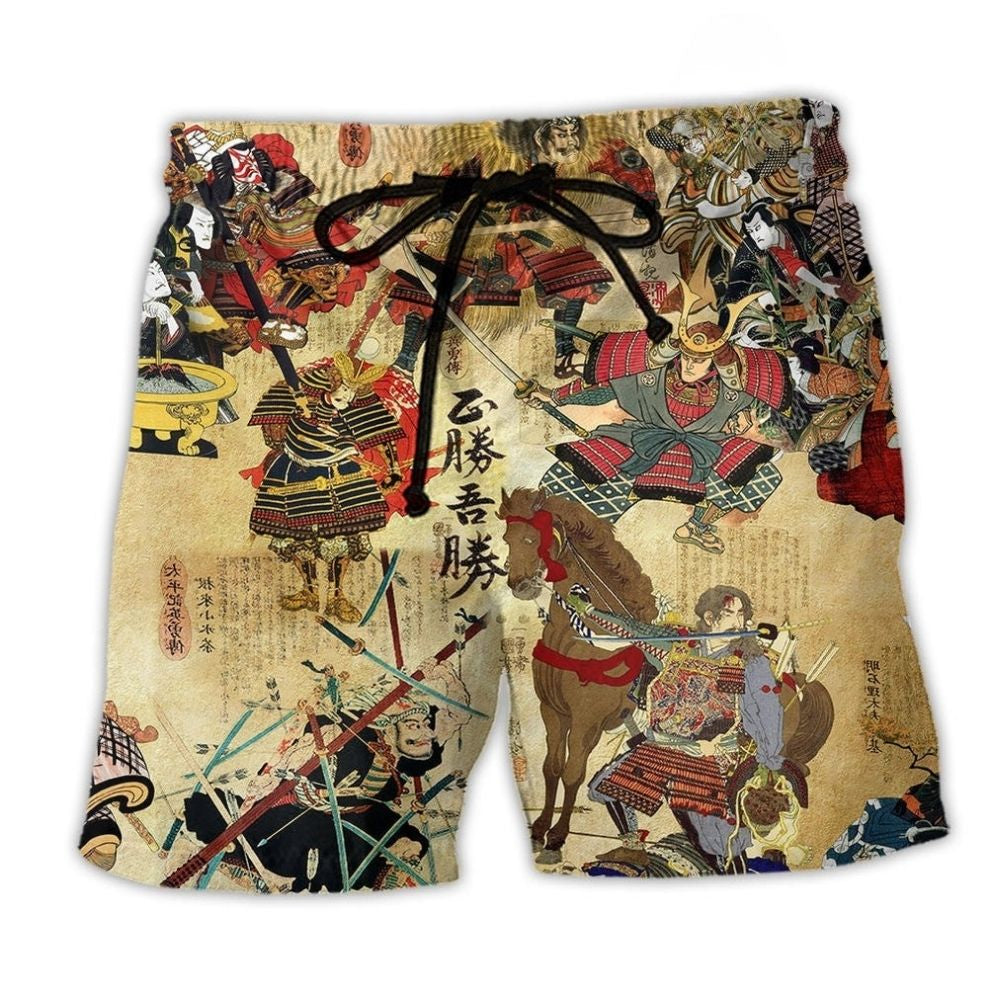 Samurai See Beyond The Eyes - Beach Short