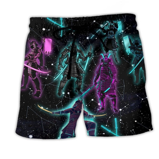 Samurai Rise From Death Warrior Art – Beach Short