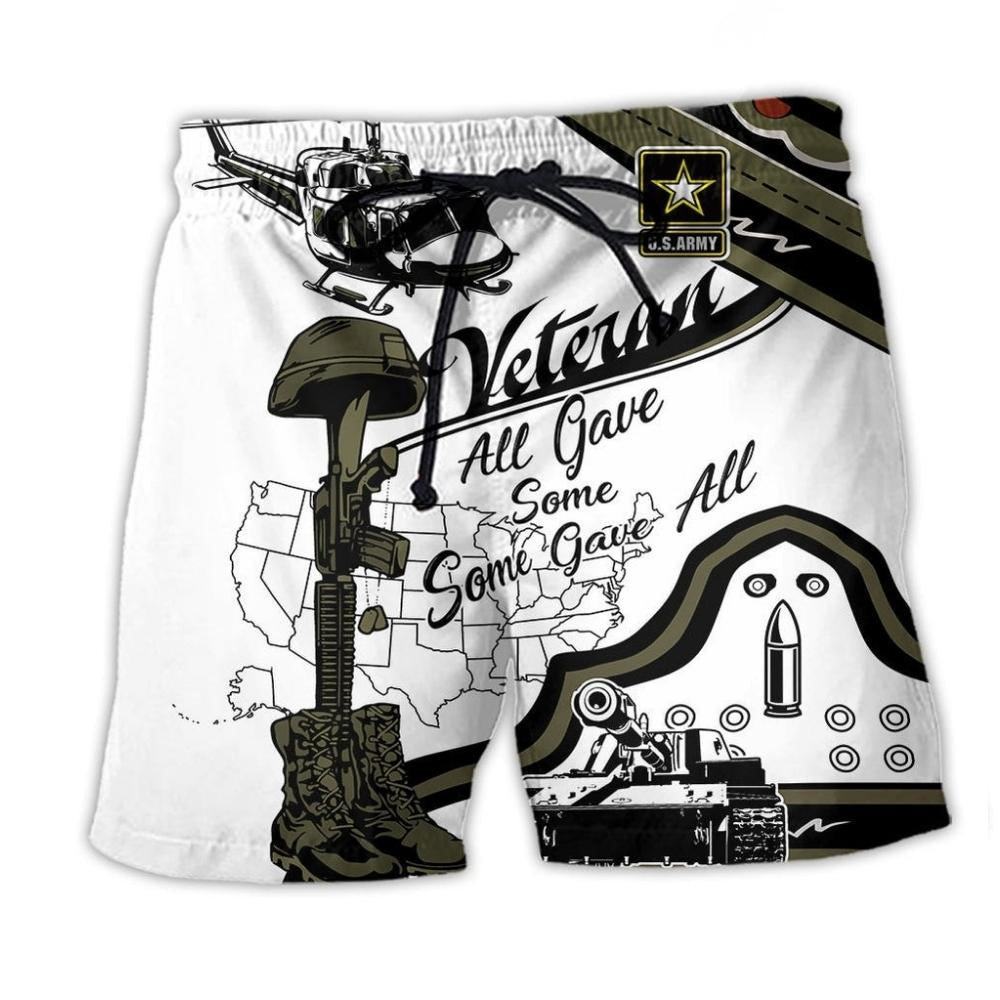 Veteran US Army Simple Style – Beach Short
