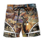 Deer Hunting Outdoor Life Style Personalized - Beach Short