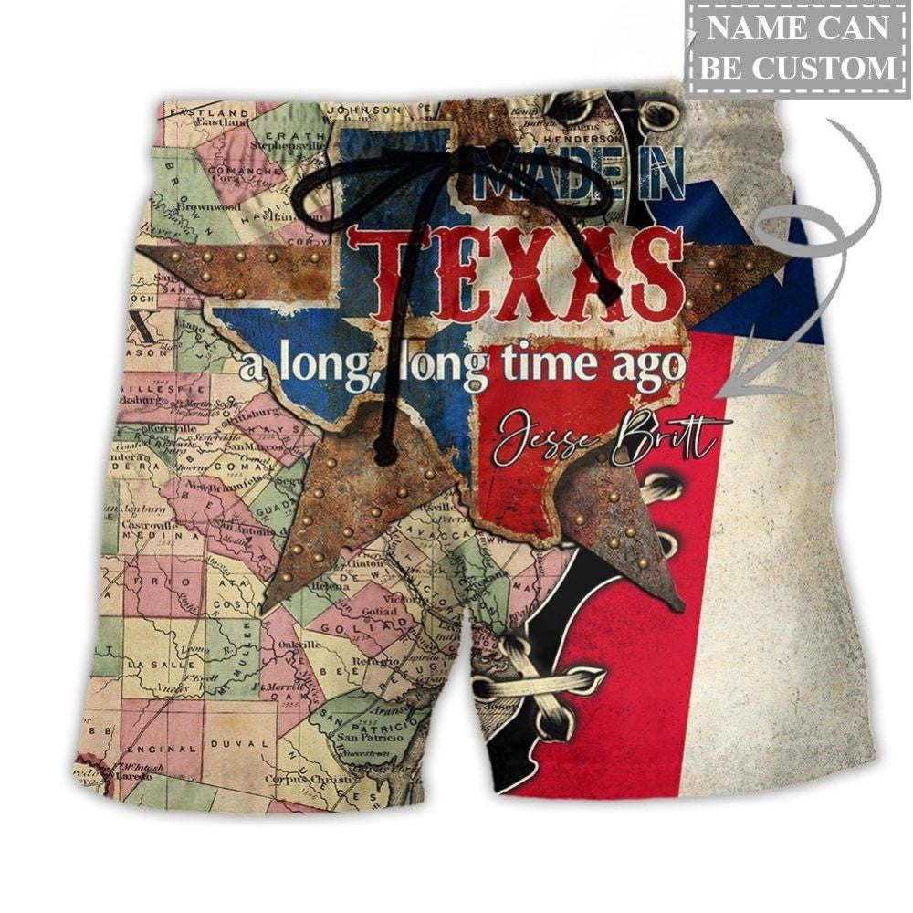 Texas Love Your Life Personalized – Beach Short