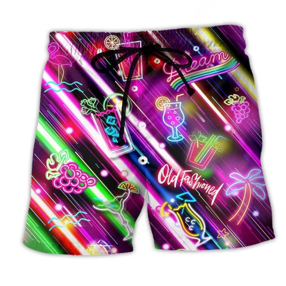 Happy Hour Cocktail Vintage Style – Beach Short