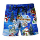Snowman Chillin With Snowmies - Beach Short