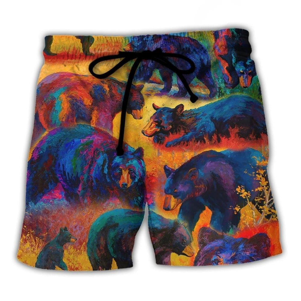 Bear Are Masters Of Survival - Beach Short