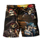 Pirate Skull Sea King Art – Beach Short