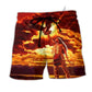 Native Peace Sunset Style - Beach Short