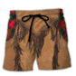 Vintage Santa Fringe Western Style – Beach Short