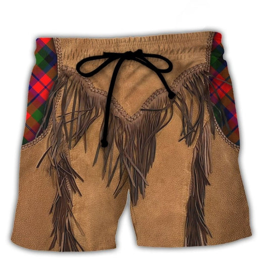 Vintage Santa Fringe Western Style – Beach Short