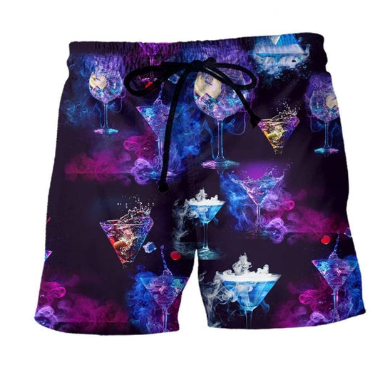 Cocktail Love The Purple Moon - Beach Short