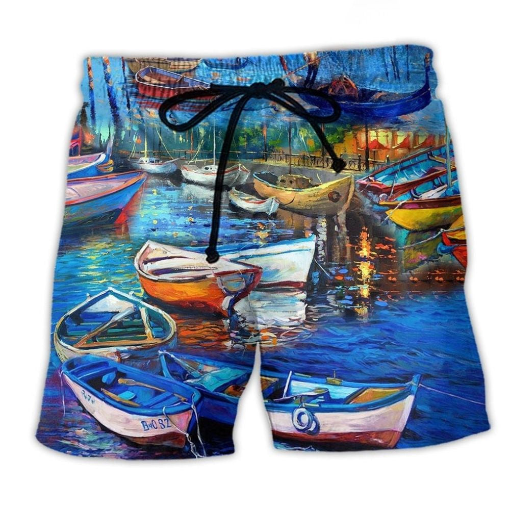 Canoe Life Journey Enjoy The Ride – Beach Short