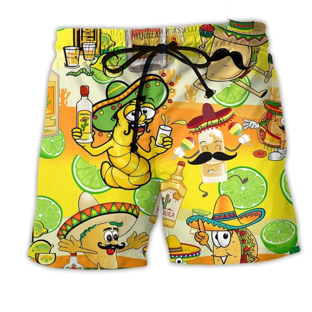 Wine Tequila Magic Water Fun Style – Beach Short